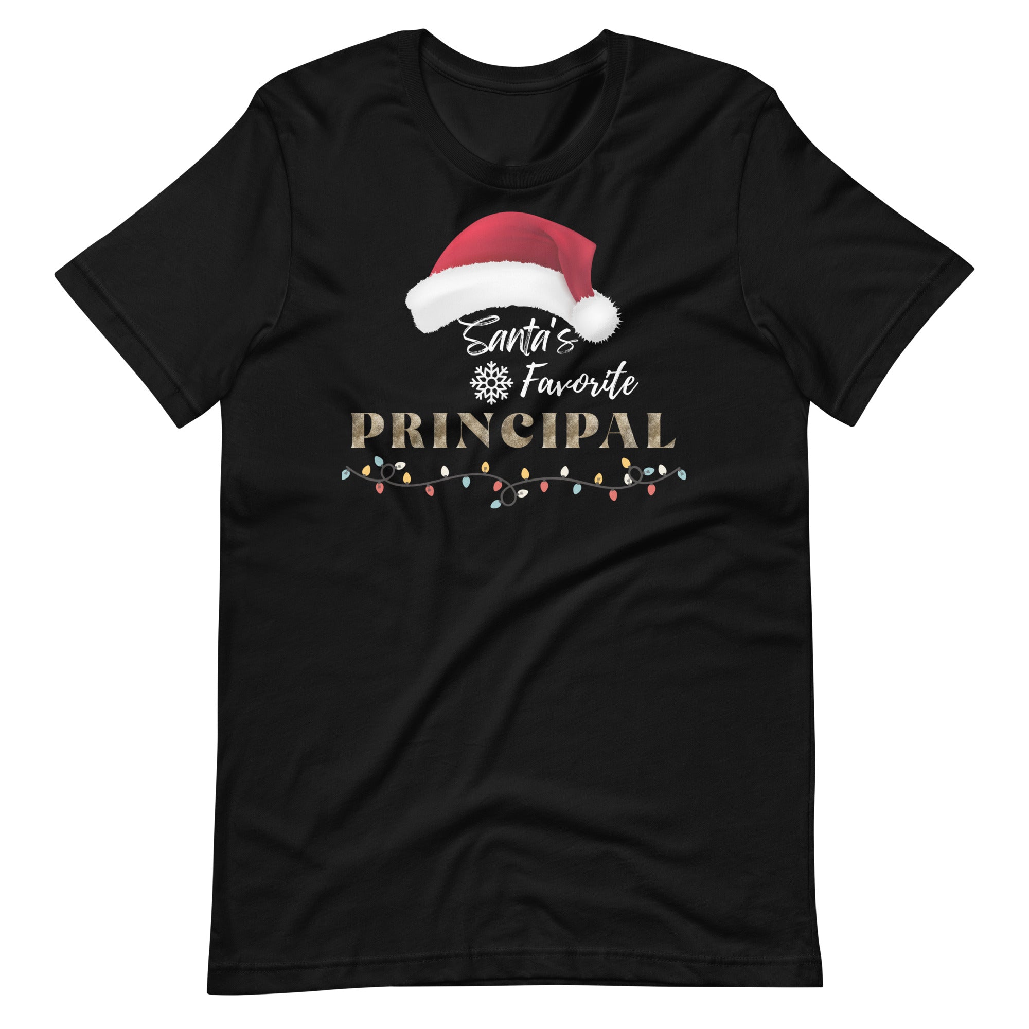 Santa's Favorite Principal Christmas Funny Teacher School T-Shirt Santa's Favorite Principal Christmas Funny Teacher School T-Shirt