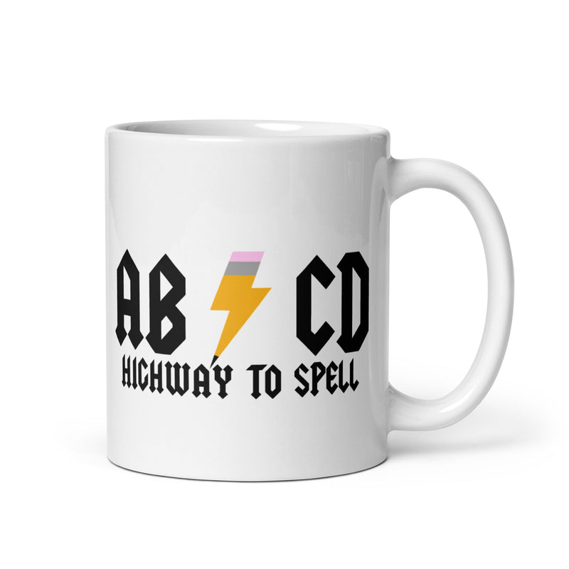 Highway to Spell Teacher Mug