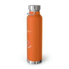 Teacher Life (Purple) - Copper Vacuum Insulated Bottle, 22oz