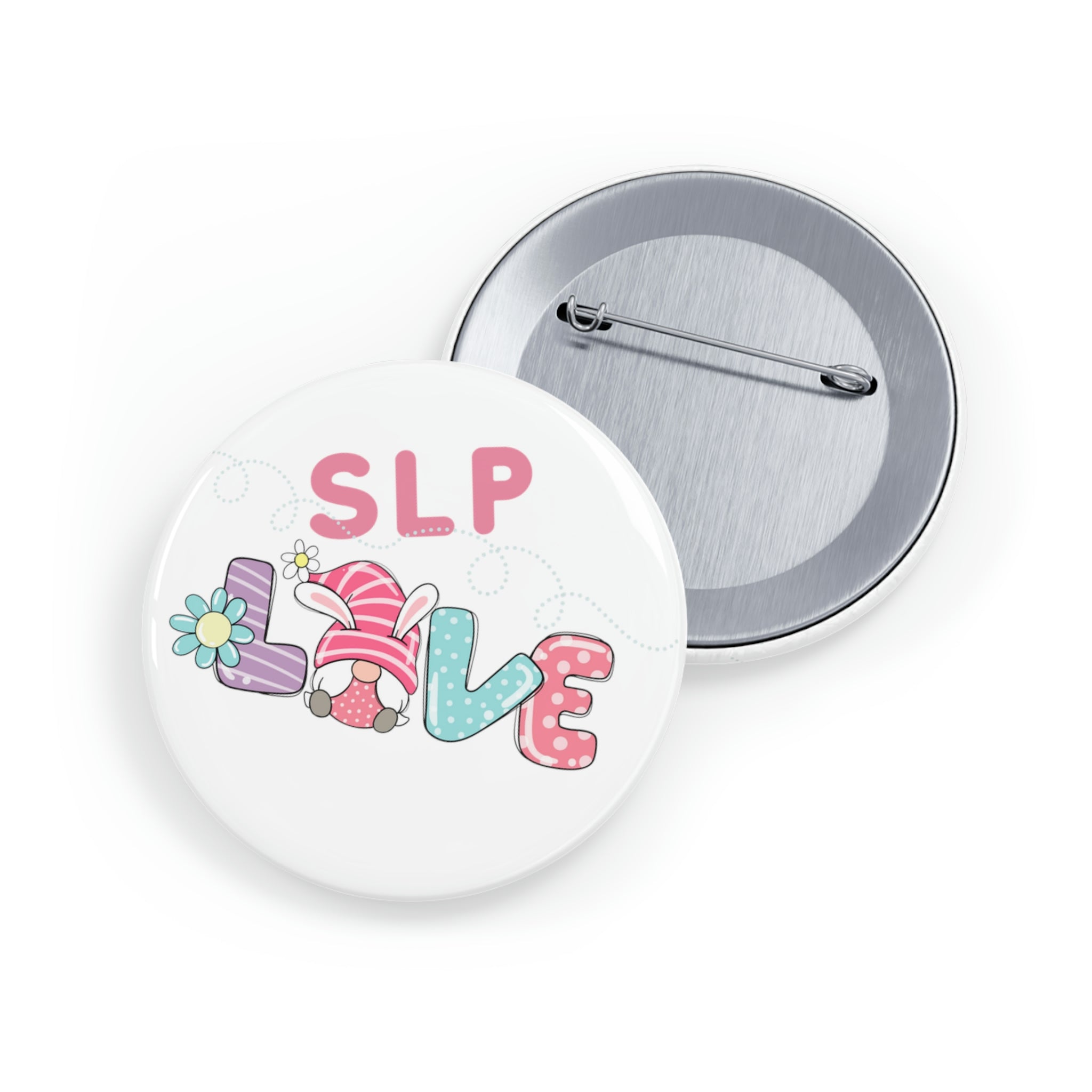 Slp Button Pin SLP Love - Round Pins – TeacherShine