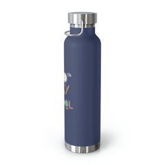 100th Day of School - Copper Vacuum Insulated Bottle, 22oz