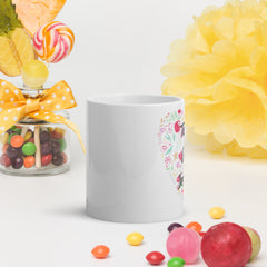 Teach Love Inspire - White glossy mug
