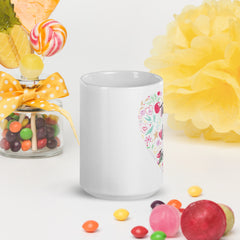 Teach Love Inspire - White glossy mug