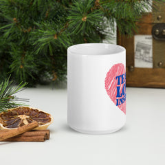 Teach Love and Inspire - White glossy mug